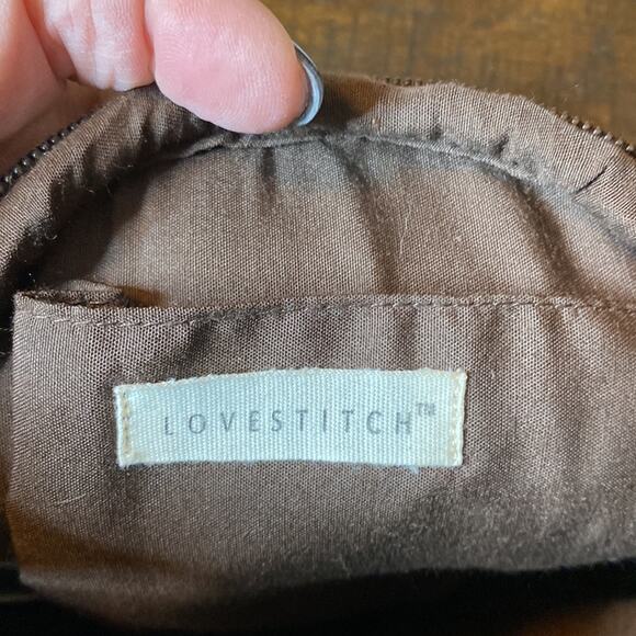 Lovestitch Bohemian Beaded Purse Multicolor Suede Tassel Details 7” x 7”x 2” - Picture 7 of 8